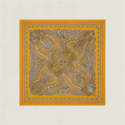 foulard hermes le jardin de la maharani|Bandana 55 Le Jardin de la Maharani .